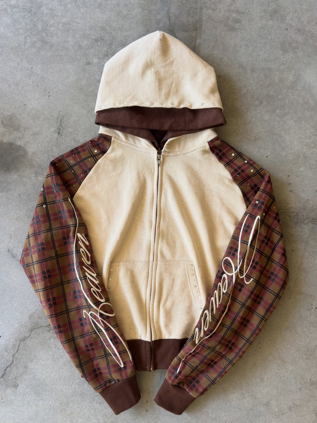 LUXURY ZIP UP HOODIE